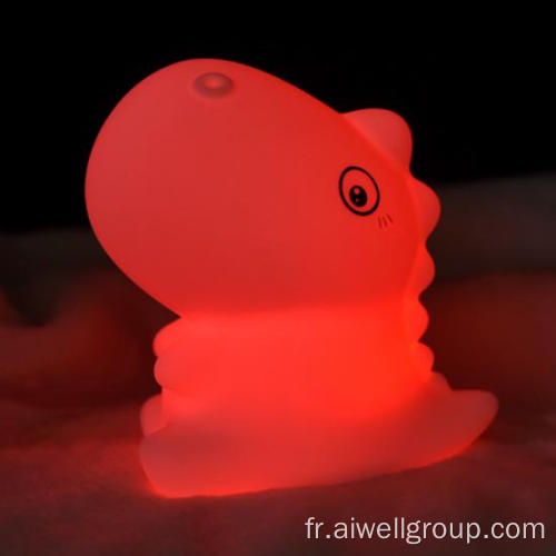 Silicone bébé USB LAMPE DE NIGHT DE NIGHT LED Chargement